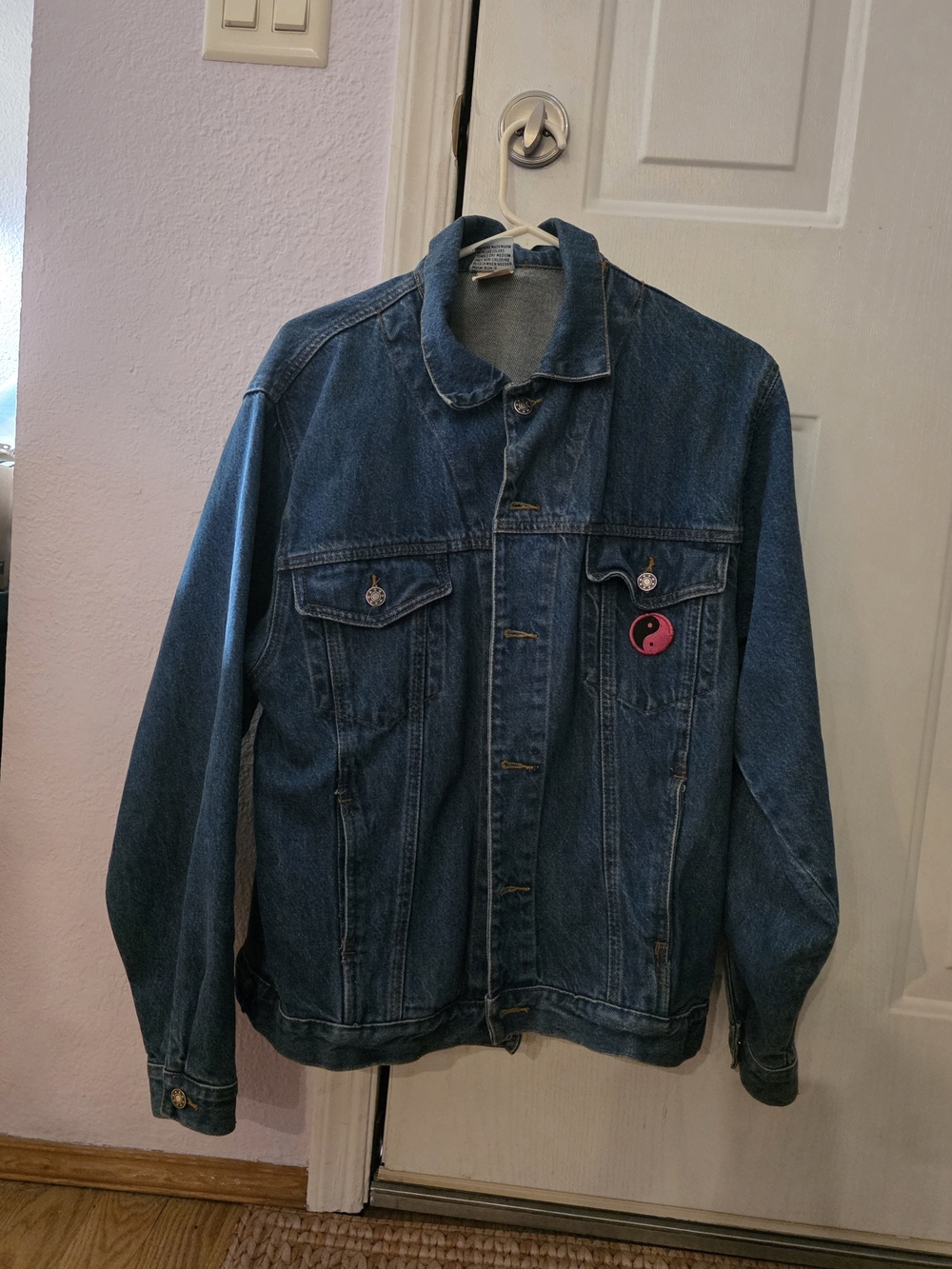 Denim Express Small Mens  Jacket with Greatfull Dead Patch.